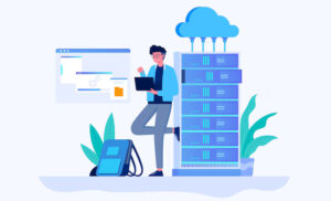 image of cloud-hosting-data-transmission-illustration-concept